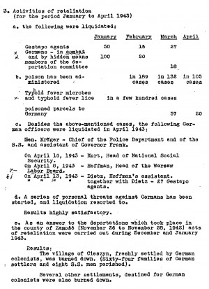 Source: Typhus [spread] on purpose