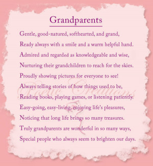 Grandparents Poems and Quotes
