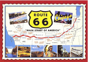 Route 66 Map HD Wallpaper 10