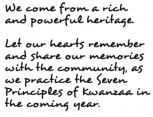 Happy Kwanzaa