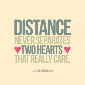 True Love knows no distance...