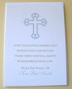 Sympathy Funeral Thank You