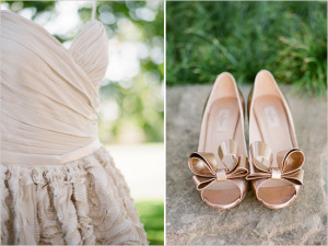 Złote buty - gold wedding shoes