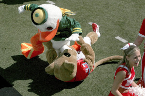 The 20 Funniest Mascot Fights Ever