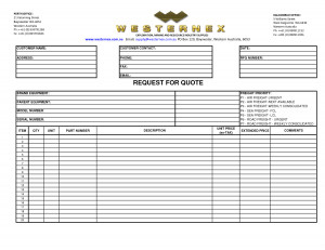 Equipment Quote Template by shuifanglj