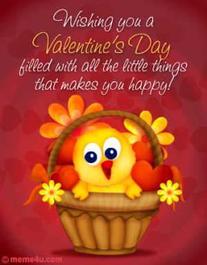 ... cute postcard for all your friends to wish them a very happy valentine