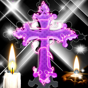Jesus Cross Candle