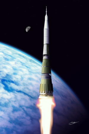N1 Moon Rocket VEXEL by rogelead