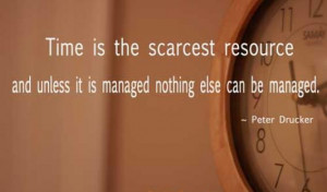 time is the scarcest resource