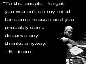 Eminem Quotes About Living Life: Who Is Eminem And Read Quote About ...
