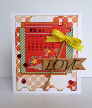 Love Card by Dana Tatar - Quick Quotes January Club Q - Mini Calendar ...