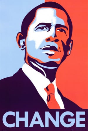 Barack Obama Change Pop Art