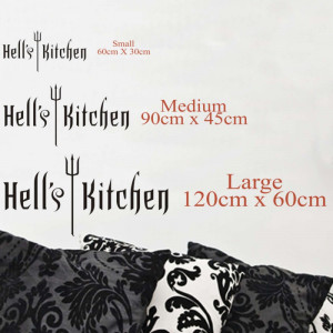 Details about Hell's Kitchen WALL STICKER QUOTE ART DECAL