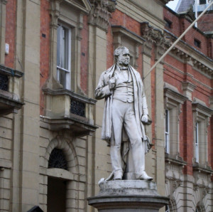 Statue of Sir Rowland Hill in Kidderminster Picture Richard Burke