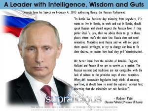 based, vladimir, putin, leader, russia, president, quote, minorities