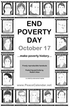 Wars are bred by poverty and oppression. Continued peace is possible ...