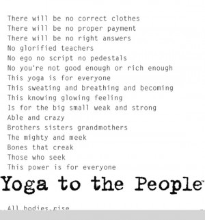 Funny Bikram Yoga Quotes But, yoga lineage is not