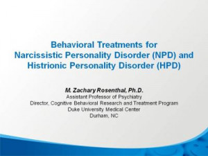 Narcissistic Personality Disorder Treatment