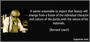 It seems reasonable to expect that beauty will emerge from a fusion of ...