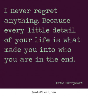 drew barrymore life print quote on canvas design your own quote