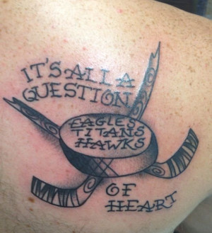 hockey tattoo