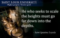 He who seeks to scale the heights must go far down into the depths ...