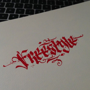 Freestyle #quotes #ink #calligraphy #lettering #clothing #typography # ...
