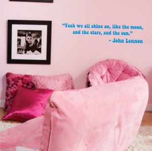 JOHN LENNON QUOTE decal sticker wall the beatles inspiration music ...