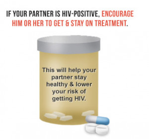 If your partner is HIV-Positive, encourage him or her to get and stay ...