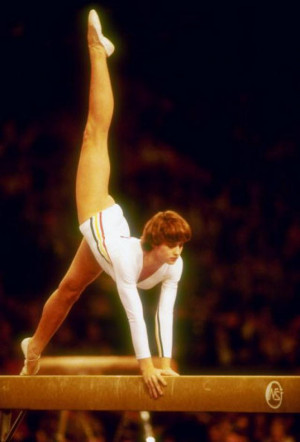 Nadia Comaneci. Photo Credit: © Tony Duffy / Getty Images