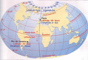 atlas with latitude and longitude