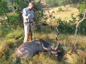 One of my largest kudus. This bull gave me a long hunt with an ...