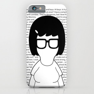 Tina Belcher with Quotes - Bob's Burgers iPhone & iPod Case