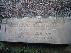 Hernan Cortes Meeting Moctezuma