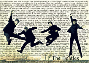 beatles, boys, famous, lyrics, music, words