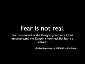 ... to make, reminds me of the Bene Gesserit litany against fear from Dune