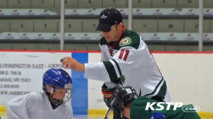 Parise Hosts Skating Party in Richfield