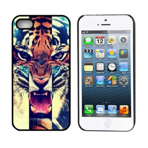 Fashion Tiger Roar Cross Quote Hard Case Back Cover For Apple iPhone 5 ...