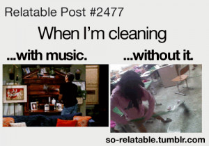 ... LOL funny gifs music funny gif true cleaning relatable so relatable