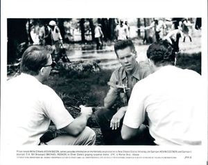 1991 Actor Kevin Bacon Kevin Costner in Oliver Stones Movie JFK Wire