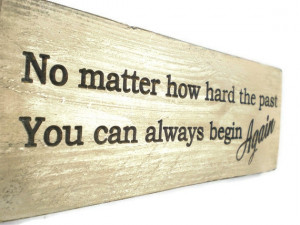 Fresh Start Motivational Buddha Quote Carved Wood Sign by arkwoodUK on ...