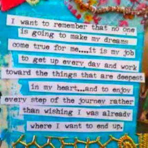 Remember it's up to you