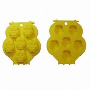 Silicone Chocolate Molds in Owl Shape, Used to Cake/Pudding/Ice Cube ...