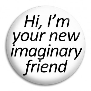 Home Hi I'm Your New Imaginary Friend Button Badge