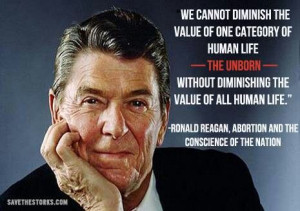 Ronald Reagan #quote #prolife