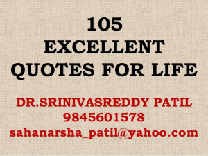 101 excellent quotes for life
