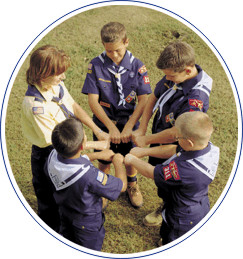 Cub Scout Group Circle