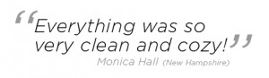 hotel stay experience, quotes from visitors