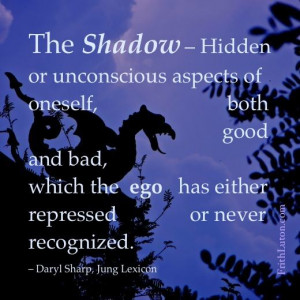 Before unconscious contents have been differentiated, the shadow is in ...