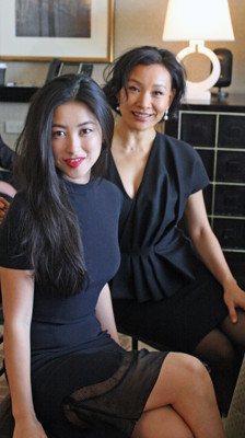 Zhu Zhu and Joan Chen at the interview for “Marco Polo” | Melanie ...